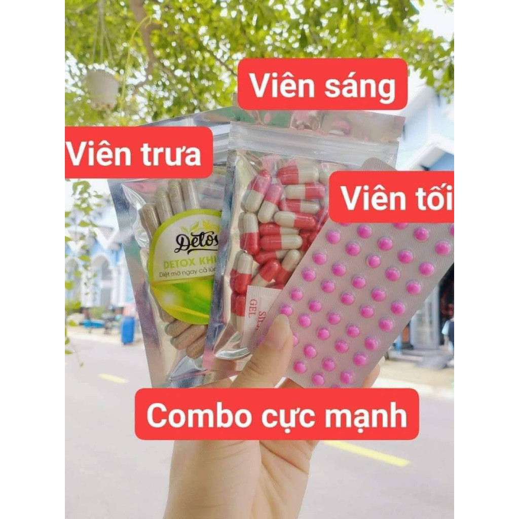 BODY VIP X3 Sét hồng 3món dùng sáng +trưa+tối