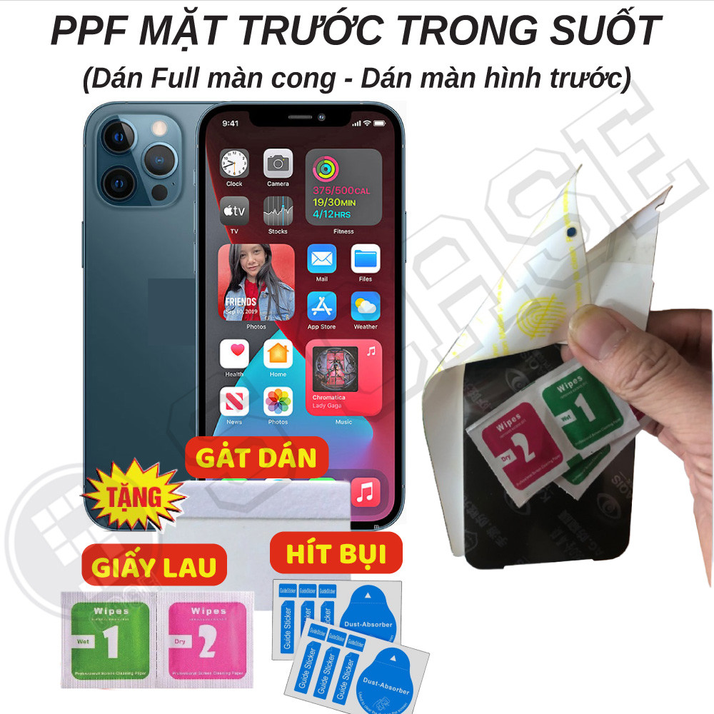 Dán PPF Full Màn Trong Suốt Cho iphone 12 Pro Max iphone 12 Mini 12 12 Promax