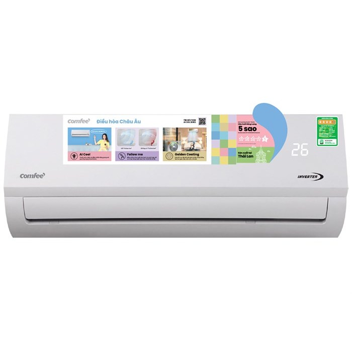 Máy lạnh Comfee Inverter 3 HP CFS-28VAFF-V Hãng Chính Hãng