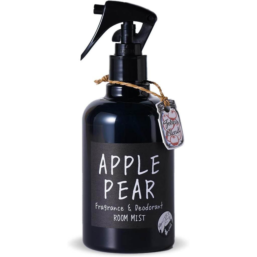John's Blend Room Fragrance, Apple Pear Deodorant Room Mist, 9.5 fl oz (280 mL) Room Spray, Deodoran