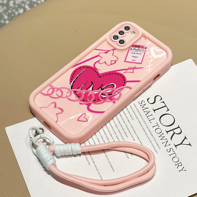 Ốp Lưng Cho Samsung Galaxy A31 Thỏ Trái Tim Điện Thoại Silicon Trong Suốt Bảo Vệ Chống Sốc