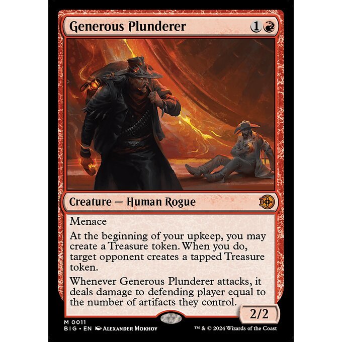 Magic: The Gathering - The Big Score - Generous Plunderer (11)