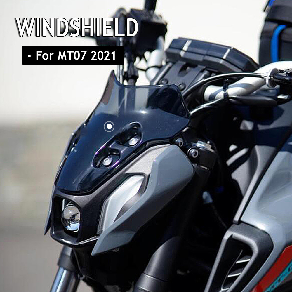Kính Chắn Gió MỚI Kính Chắn Gió Cho YAMAHA MT-07 mt-07 Phụ Kiện Xe Máy Kính Chắn Gió MT07 MT 07 2021