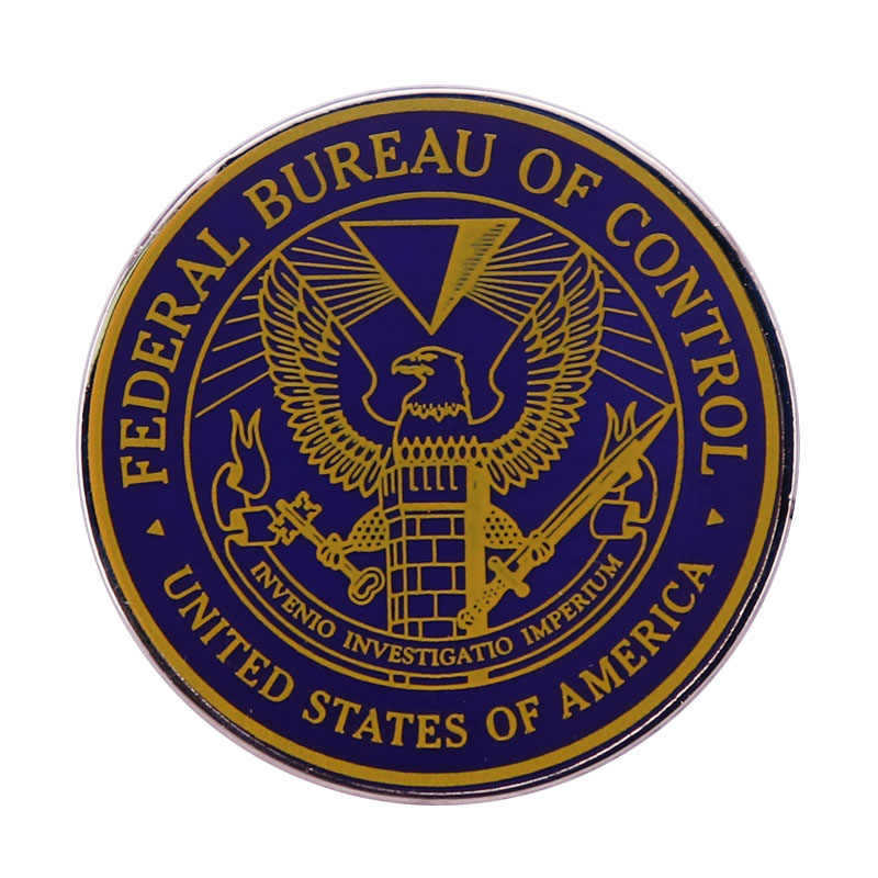 Huy hiệu Logo FBI Bộ sưu tập lịch sử cổ điển Trang sức thủ công