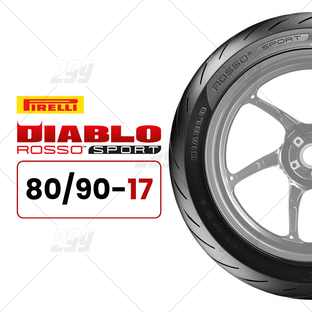 Vỏ xe Pirelli Diablo Rosso Sport 80/90-17