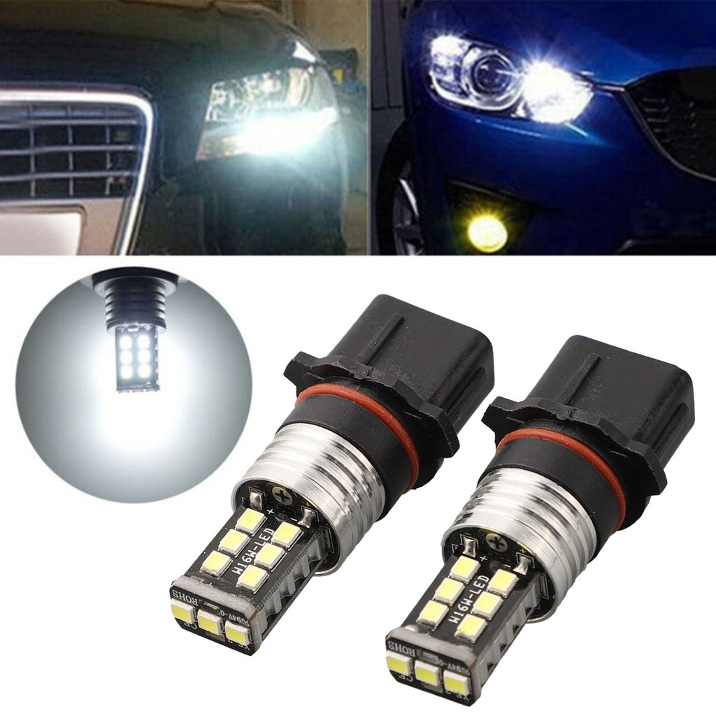 ⭐WTST-422⭐ 2x P13W 2835 15LED Đèn Sương Mù Chạy Ban Ngày Cho Bóng Đèn Sương Mù DRL