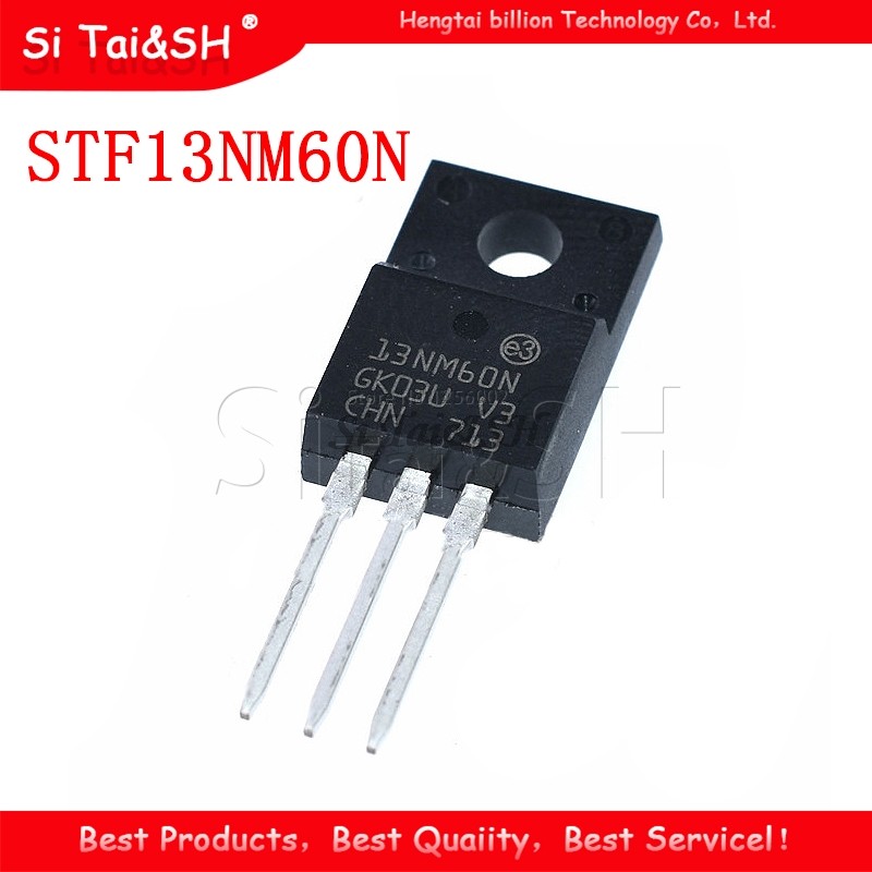10 CÁI STF13NM60N ĐẾN 220F 13NM60N TO220 13NM60 F13NM60N STF13NM60 bóng bán dẫn MOS FET mới