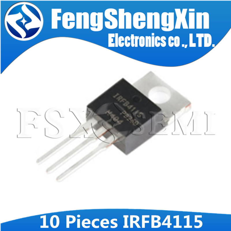 10 Cái / lốc IRFB4115PBF TO220 IRFB4115 4115 TO-220 IC IRF4115 N-Channel MOSFET Transistor