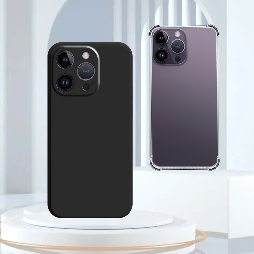Ốp lưng iphone 14 14 Pro 14 Pro Max 14 Plus ốp trong chống sốc, tpu dẻo đen