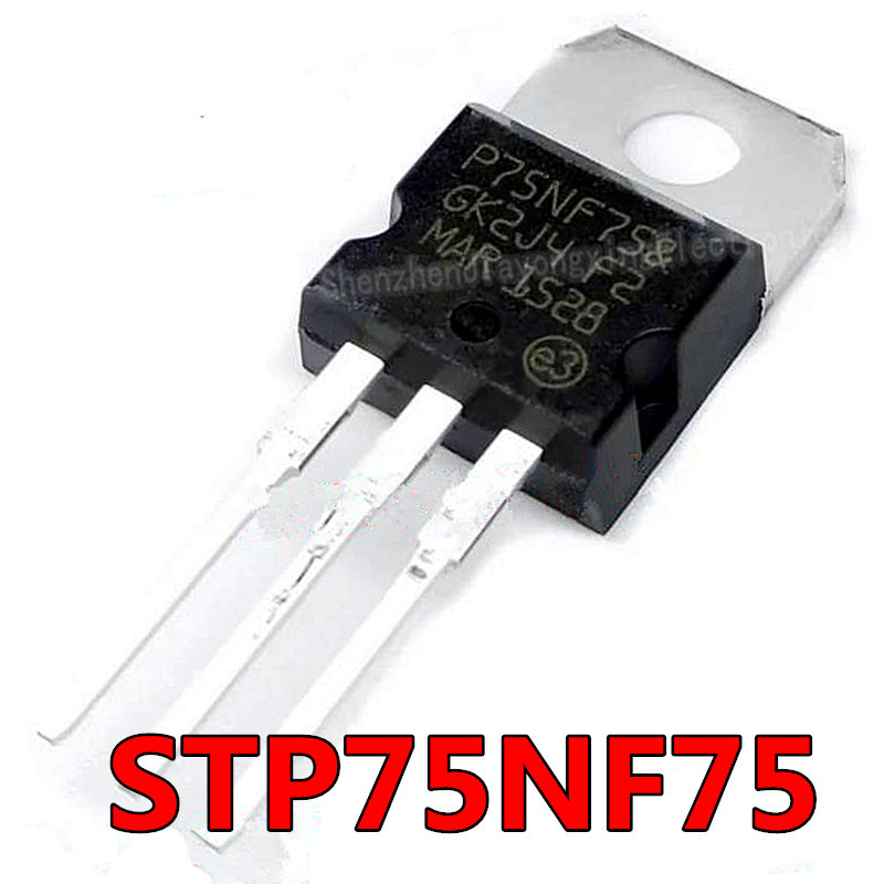 10 Cái / lốc STP75NF75 ĐẾN 220 P75NF75 75N75 MOSFET Transistor