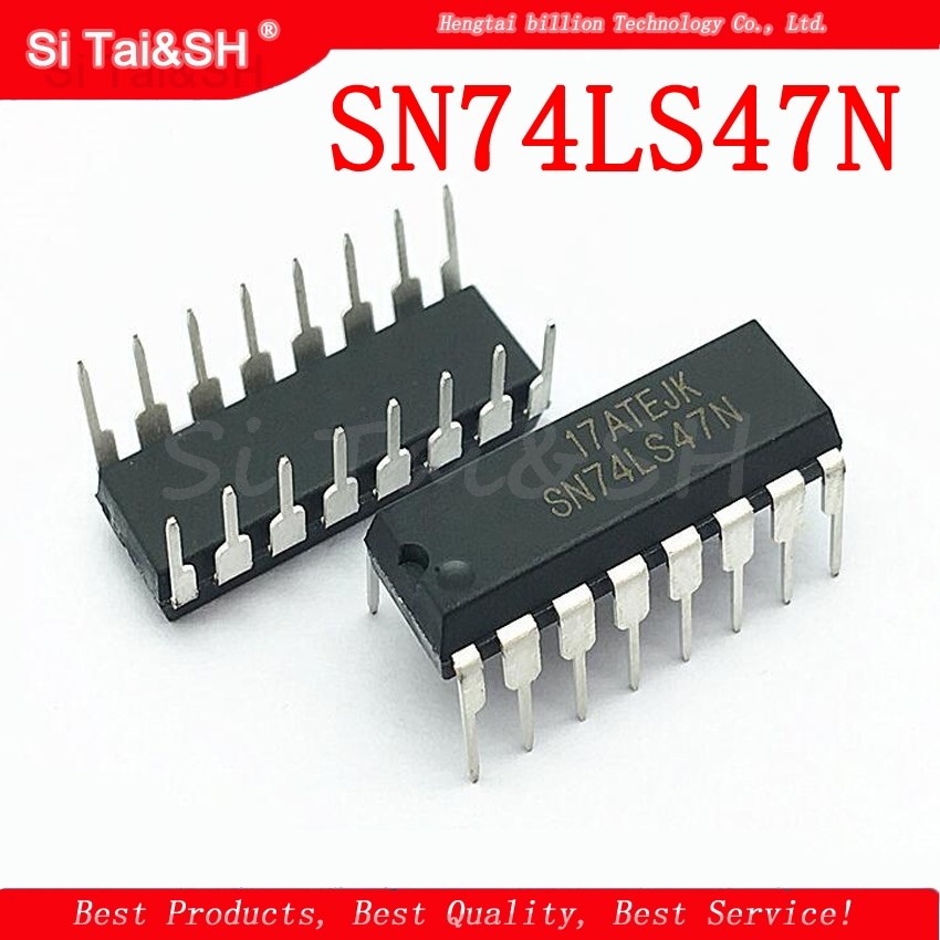 10 CÁI SN74LS47N DIP16 SN74LS47 DIP 74LS47N 74LS47 HD74LS47P DIP 16 IC mới và nguyên bản