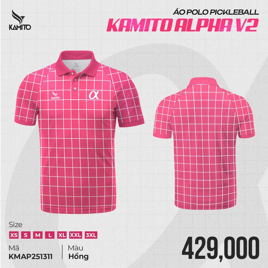 Áo Polo Pickleball Kamito Alpha V2, Áo Polo Pickerball Kamito, Áo Thể Thao Kamito