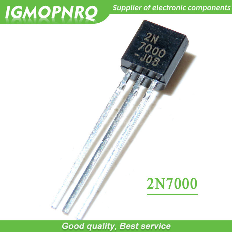 20 CHIẾC 2N7000 TO92 MOSFET Tín Hiệu Nhỏ 200 mAmps, 60 Volts N Kênh TO 92 Chính Hãng và Mới
