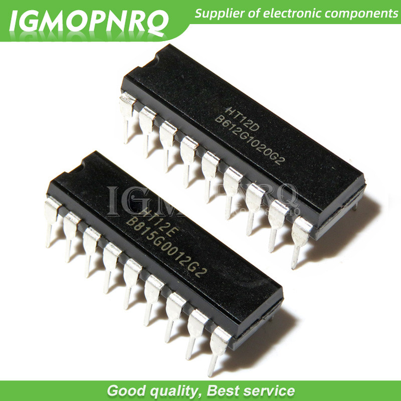 5 CÁI HT12D và 5 CÁI HT12E DIP18 HT 12D + HT 12E HT12 nguyên bản mới