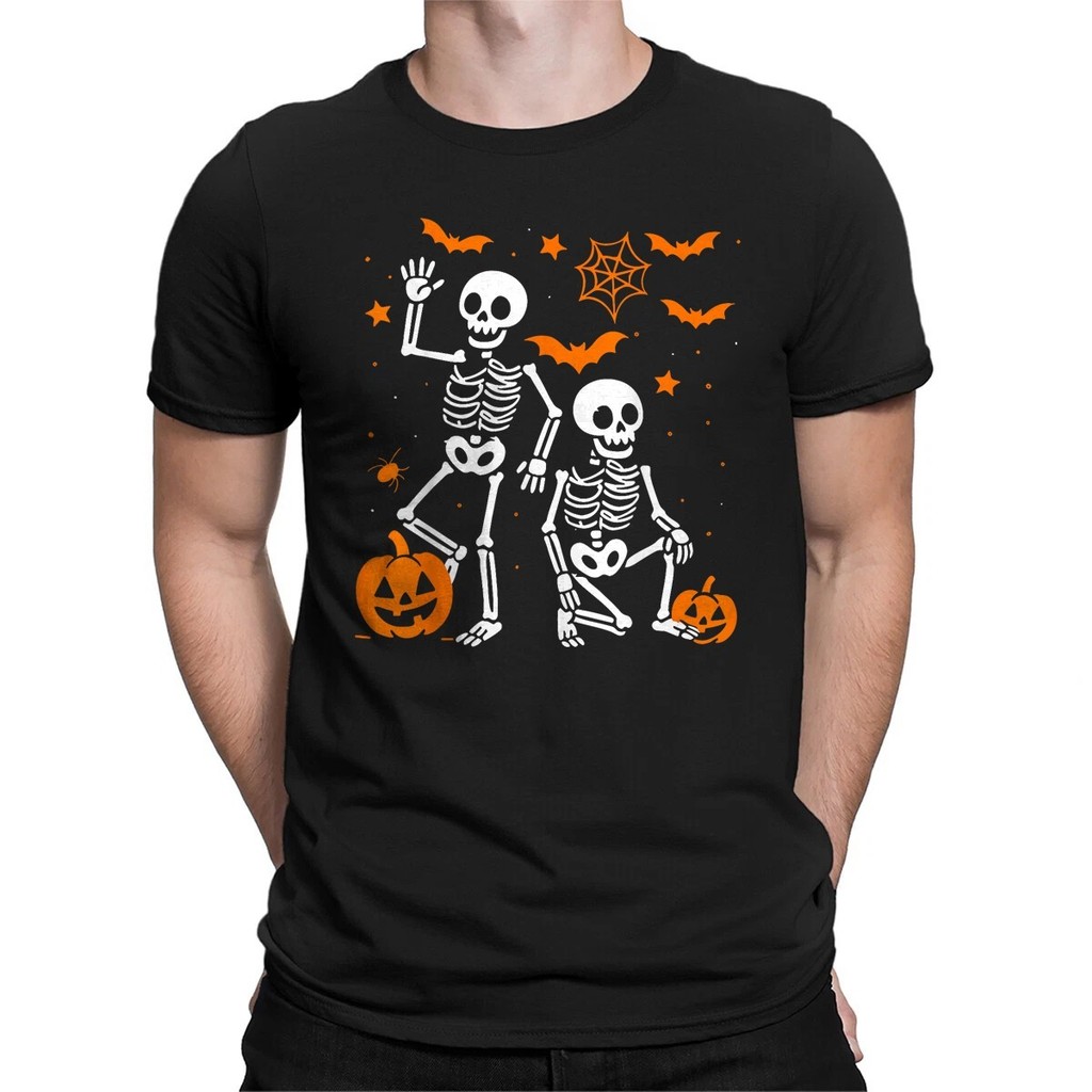Áo sơ mi Gildan Tee hơi tinh tế chống Trump Halloween Skeleton, vui nhộn Trump Fdt