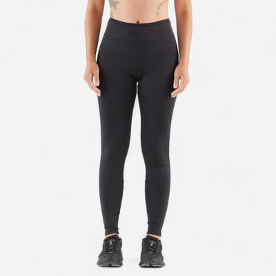 Quần legging chạy bộ nữ thoải mái DECATHLON Run 500 đen mã 8892189