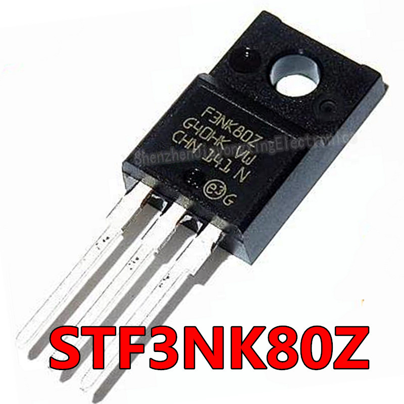 10 Cái / lốc STF3NK80Z TO220F F3NK80Z 3NK80 ĐẾN 220F 3A 800V Mới nguyên bản tại chỗ bán chạy