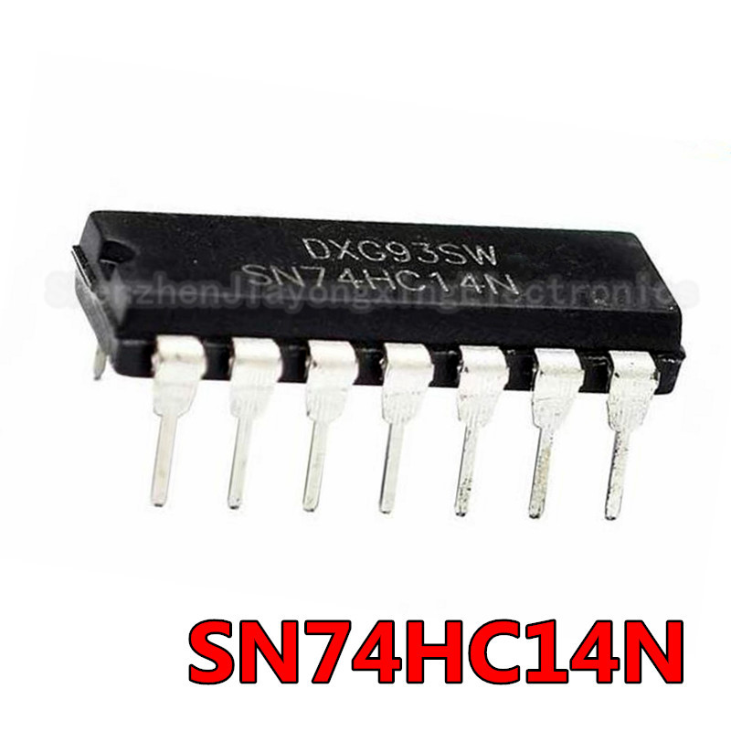 20 Cái / lốc 74HC14 74HC14N SN74HC14 SN74HC14 DIP IC DIP 14 Sáu Schmitt Kích Hoạt Biến Tần Mới