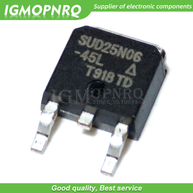 20 chiếc SUD25N06 45L 25N06 SUD25N06 mới nguyên bản