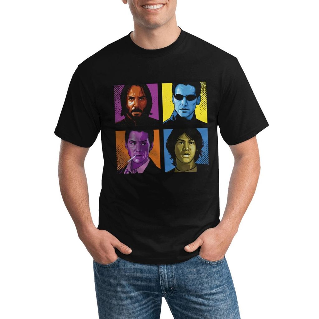 Áo Thun Cổ Tròn John Wick The Matrix - 100% Cotton Phù Hợp Mặc Hàng Ngày