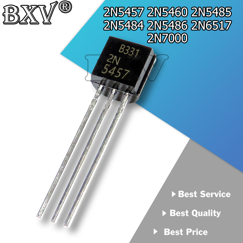 CR-20 CÁI / LOT 2N5457 5457 ĐẾN 92 2N5457 2N5460 2N5485 2N7000 2N5484 2N5486 2N6517 Transistor Đa Nă