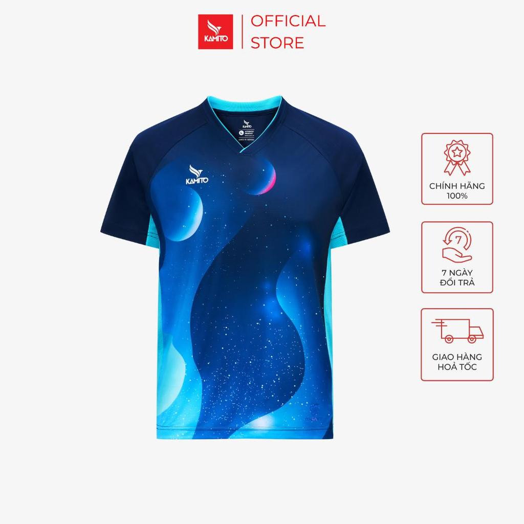 Áo thun thể thao Kamito, Áo Thể Thao Kamito, Áo Cầu Lông T-shirt nam Kamito Galaxy 3 Polyester