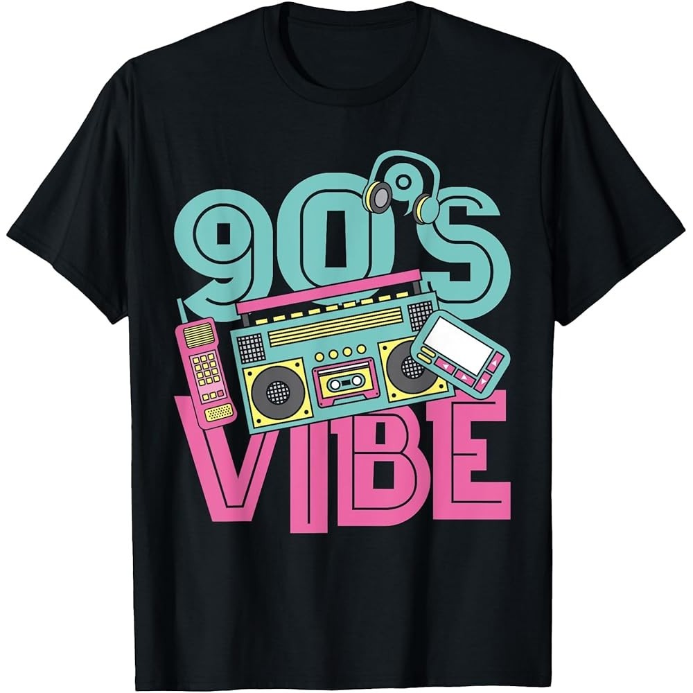 90S Vibe Vintage 1990S Âm nhạc 90S Trang phục Đảng Áo thun thập niên 90