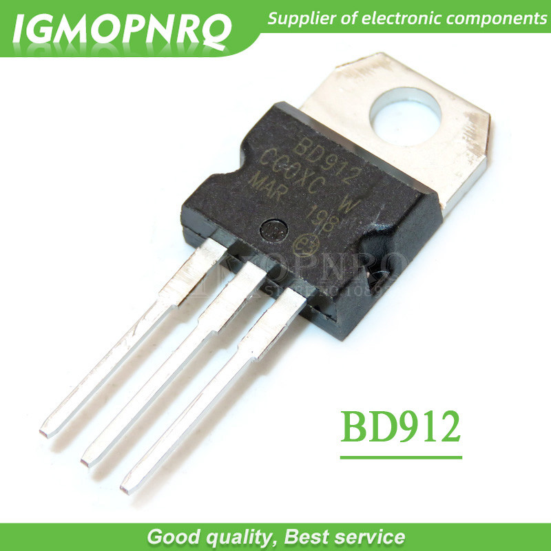 10 chiếc BD912 100V 15A TO 220 TO220 Darlington bóng bán dẫn mới nguyên bản