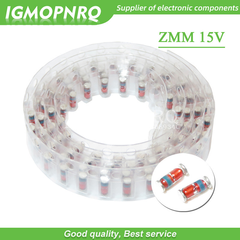 200 CHIẾC ZMM 15V LL34 SMD Zener diode gói 1 / 2W 0.5w Chip Zener diode