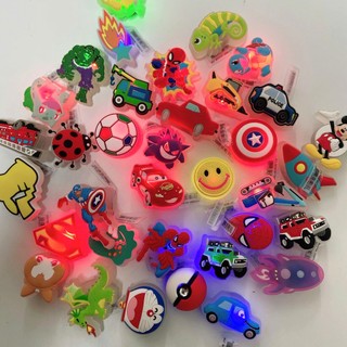 CHARM Crocc phát sáng, charm jibbitz gắn giày dép sục dòng LED phát sáng dạ quang mẫu nam