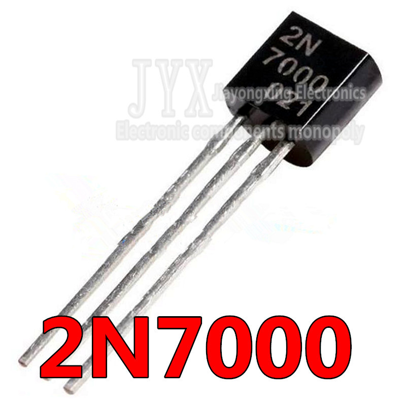 100 CHIẾC 2N7000 TO92 MOSFET Tín Hiệu Nhỏ 200 mAmps, 60 Volts N Kênh TO 92 Chính Hãng và Mới