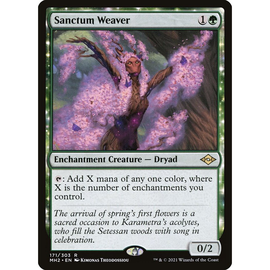 Sanctum Weaver - rare - normal - MH2 - 171 - (Rare,Mythic) - Magic The Gathering