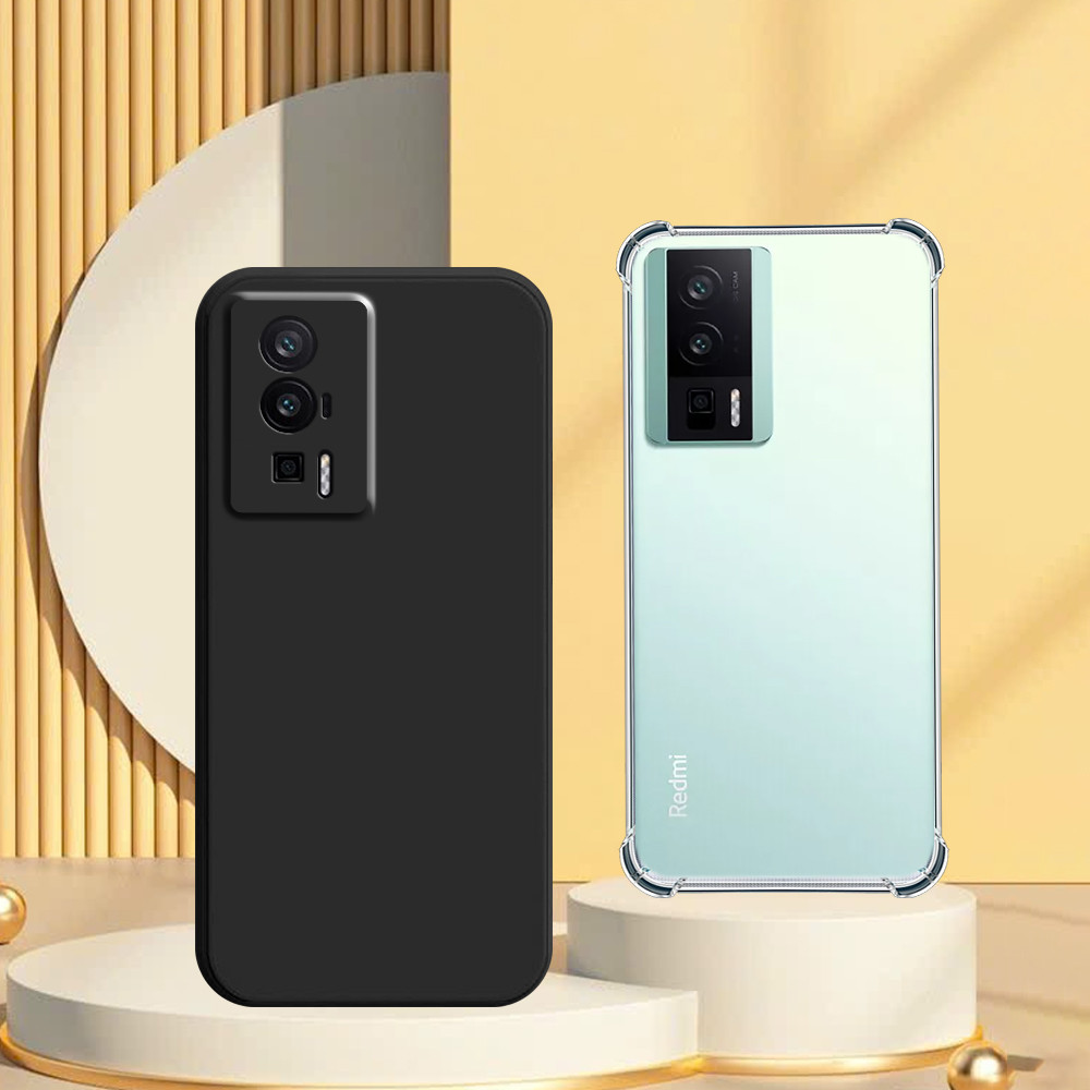 Ốp lưng Xiaomi Redmi K60 / K60 Pro / K60 Ultra ốp trong chống sốc và ốp tpu dẻo đen