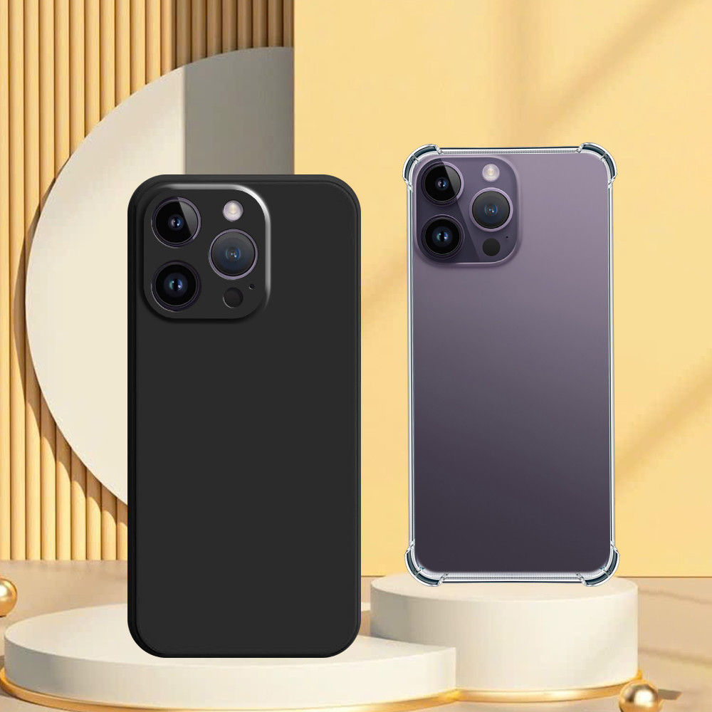 Ốp lưng iphone 14 14 Pro 14 Pro Max 14 Plus ốp trong chống sốc và ốp tpu dẻo đen