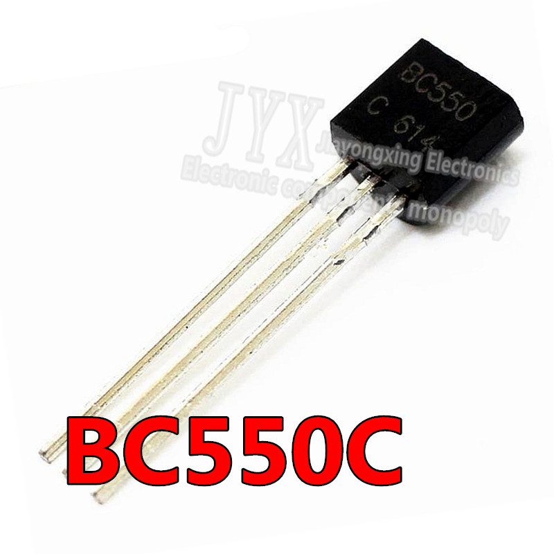 100 CÁI BC550C + BC560C mỗi 50 chiếc BC550 BC560 TO92 Transistor DIP 3 45V 0.1A ĐẾN 92 Mới Chính Hãn