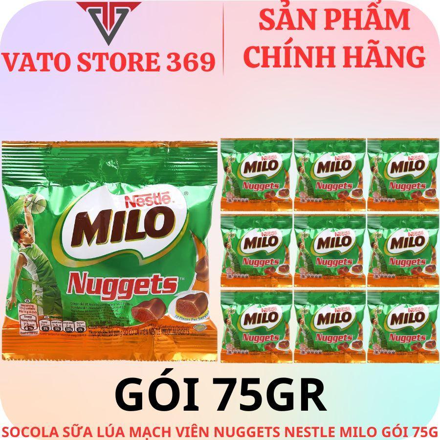Socola viên NESTLE MILO nuggets gói 75g