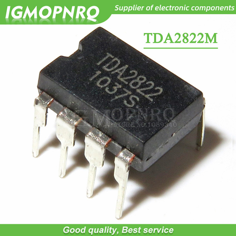 100 CÁI TDA2822M DIP8 TDA2822 DIP 2822M DIP 8 IC mới và nguyên bản