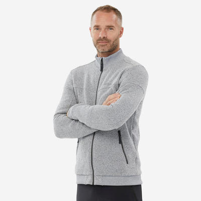 Áo nỉ dã ngoại nam ấm áp DECATHLON NH100 xám mã 8749769