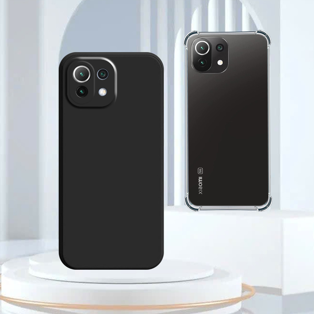 Ốp lưng Xiaomi Mi 11 5G / Mi 11 Lite 5G / Mi 11 Lite 5G NE ốp trong chống sốc, tpu dẻo đen