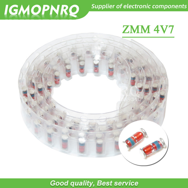 200 CHIẾC ZMM 4V7 LL34 SMD Zener diode gói 1 / 2W 0.5w 4.7V Chip Zener diode
