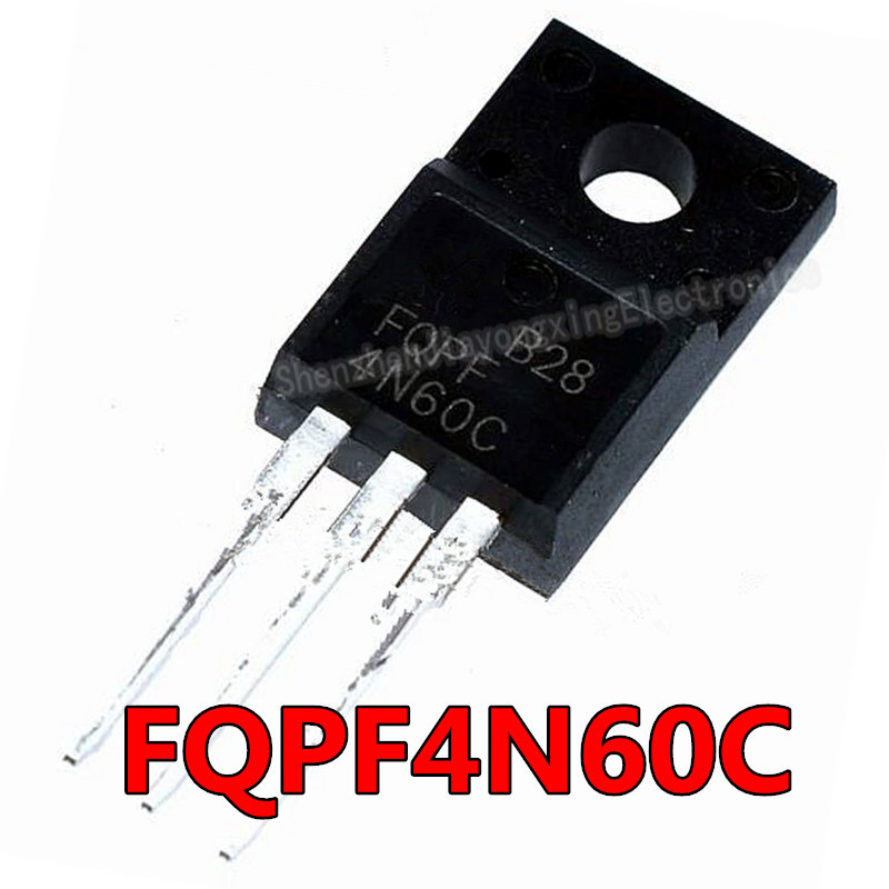 10 CÁI FQPF4N60C ĐẾN 220F 4N60C 4N60 TO220F FQPF4N60 bóng bán dẫn MOS FET mới
