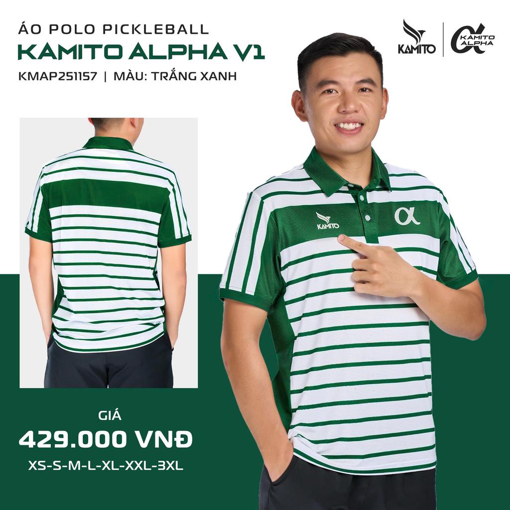 Áo Polo Pickleball Kamito Alpha V1 - Áo Pickerball Kamito, Lý Hoàng Nam mặc thi đấu, Áo Thể Thao
