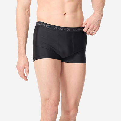 Quần boxer 500 cho nam DECATHLON Đen mã 8776682