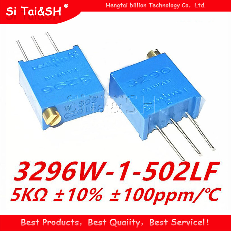 10 CÁI 3296W 1 502LF 3296W 5K ohm 502 3296W 1 502 3296W 502 W502 Tông đơ Tông đơ Điện áp