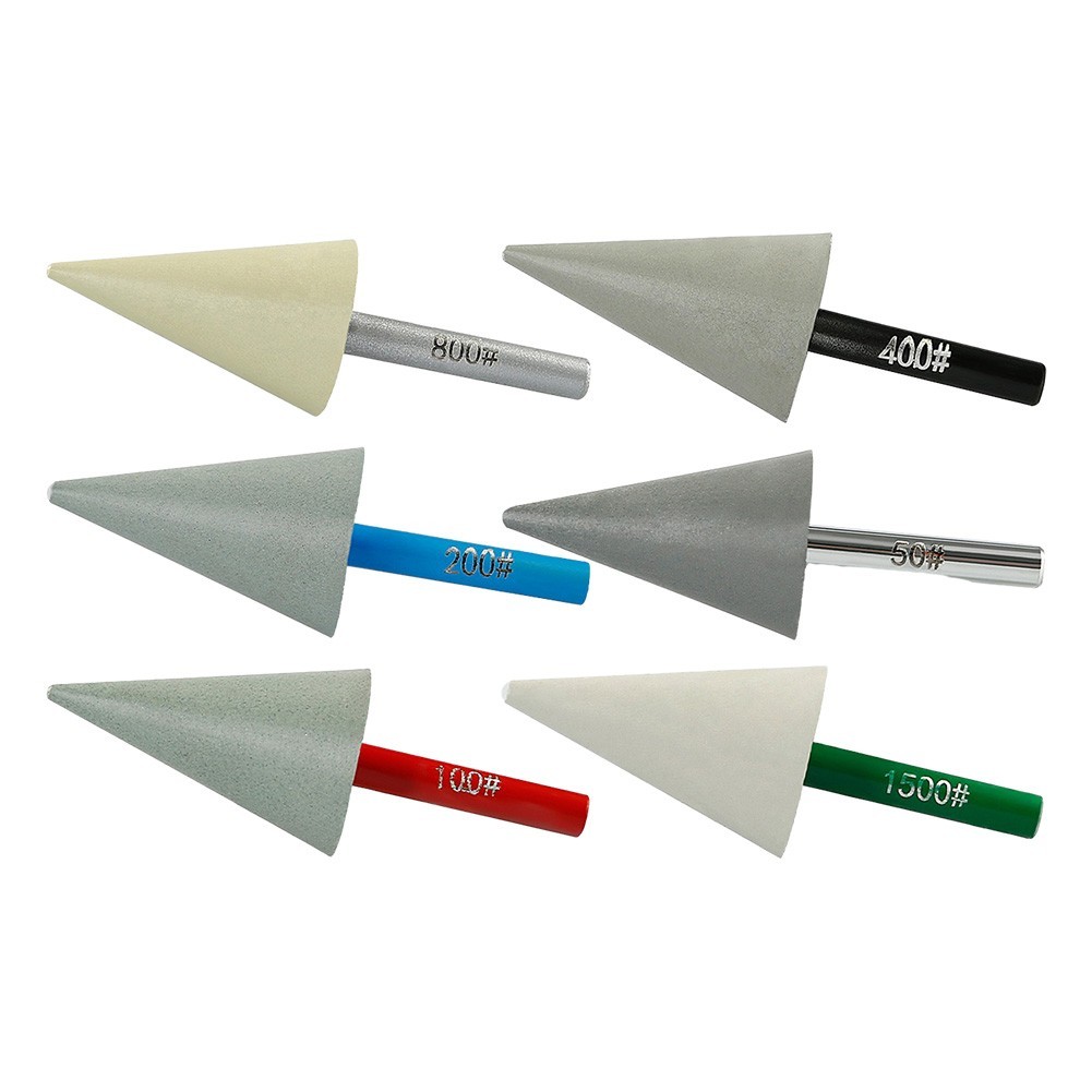 [HRDEAL] Đầu mài hình nón bằng nhựa hình nón hình nón 6mm để khắc đá quay