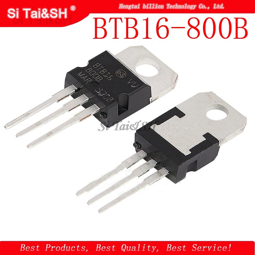 10 Chiếc BTB16 800B BTB16 800 BTB016 Triacs 16 Amp 800 Volt TO 220 Mới Ban Đầu
