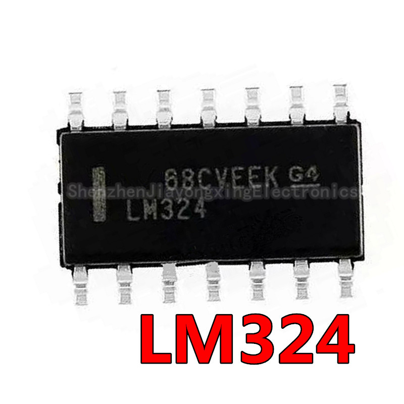 Bộ 50 LM324 LM324D SOP14 324 LM324DR SOP 14 SOP SMD Chipset IC mới và nguyên bản