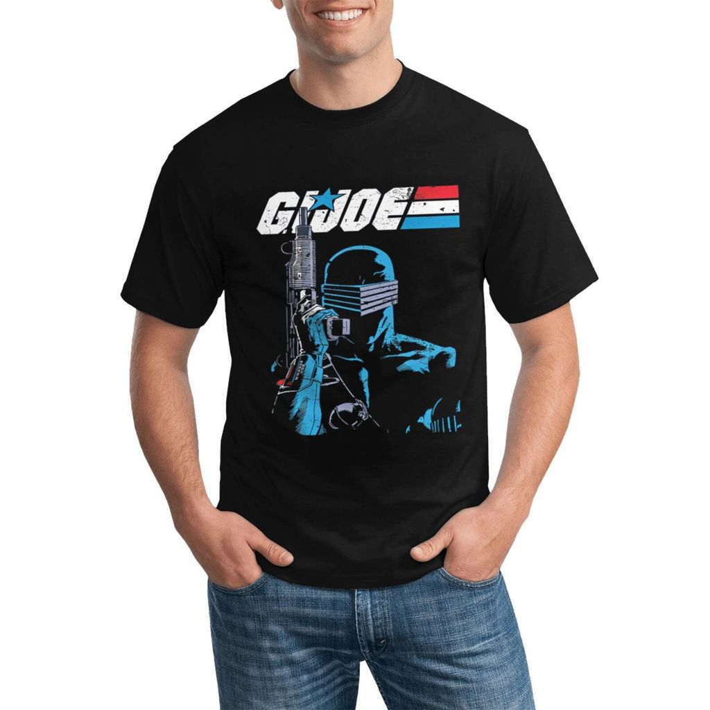 Gi Joe Snake Eyes Casual 100% Cotton Plus Size Áo thun cổ tròn để mặc hàng ngày