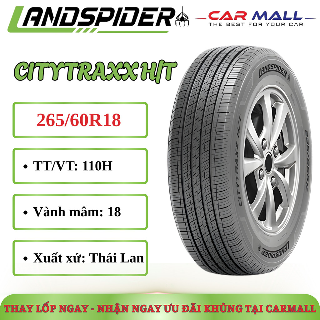 Lốp du lịch LANDSPIDER 265/60R18 CITYTRAXX H/T