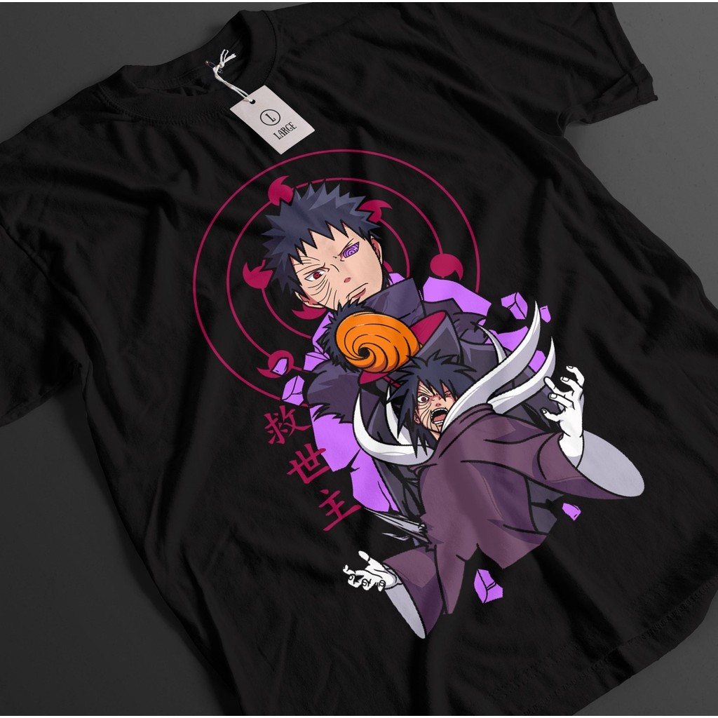 Áo Sơ Mi Naruto Obito Áo Thun Sasuke Kakashi Rin Anime Minato Unisex Tee